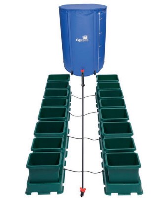 KOMPLETNY SYSTEM AUTOPOT (EASY2GROW), 16 DONICZEK 8,5L + ZBIORNIK FLEXITANK 225L + AKCESORIA