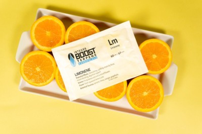 REGULATOR WILGOTNOŚCI DO SUSZU ROŚLINNEGO - INTEGRA BOOST TERPENE ESSENTIALS LIMONENE 67G / 62%, UWALNIA LUB POCHŁANIA WILGOĆ + TERPENY , do 67g suszu, poprawia smak