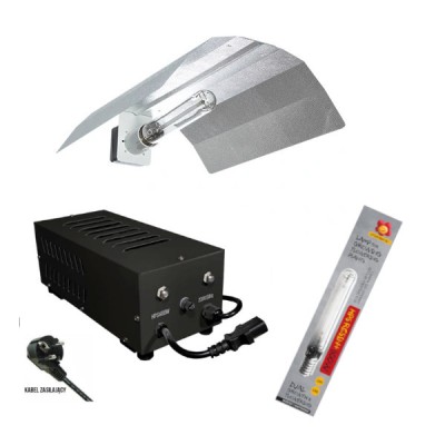 ZESTAW HPS 600W,PÓŁ-ELEKTRONICZNY, DO UPRAWY ROŚLIN (wzrost + kwitnienie) LUMAXPRO + PEARLPRO + RESIN