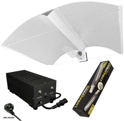 ZESTAW HPS 600W,PÓŁ-ELEKTRONICZNY, DO UPRAWY ROŚLIN (wzrost + kwitnienie) LUMAXPRO + PEARLPROXL + GHP
