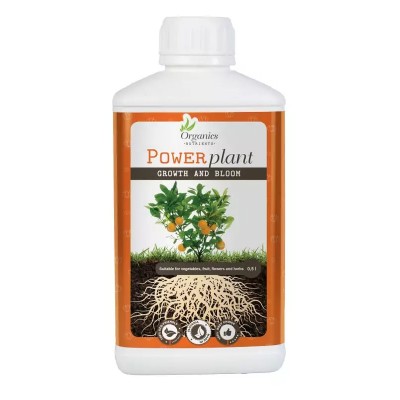 POWER PLANT  0.5L/500ML, ORGANICZNY NAWÓZ / STYMULATOR PRZYSPIESZAJĄCY WZROST I KWITNIENIE (KWAS HUMUSOW, WODOROSTY, AMINOKWASY, EKSTRAKT ROŚLINNY), ORGANICS NUTRIENTS