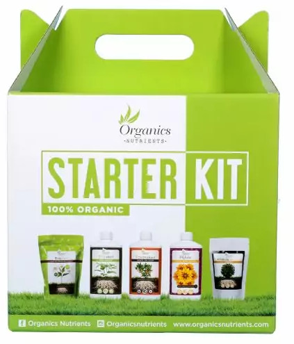 STARTER KIT - KOMPLETNY ZESTAW 100% ORGANICZNYCH NAWOZÓW I BOOSTERÓW + MIKORYZA ! + MIARKA, W ZESTAWIE TANIEJ, ORGANICS NUTRIENTS