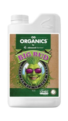 !-OG Organics™ BIG BUD 0.5L/500ML, ORGANICZNY AKCELERATOR KWITNIENIA, (gleba, hydro, kokos), ADVANCED NUTRIENTS