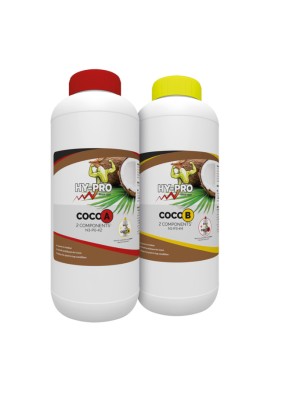 !-COCO A+ B 500 ml, NAWÓZ DWUSKŁADNIKOWY NA WZROST I KWITNIENIE DO KOKOSU, HY-PRO, Amnesia