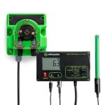 ELEKTRONICZNY MONITOR pH WRAZ Z POMPĄ, 0-14pH / 0,1pH, 12V + ALARM (SAMOCZYNNIE REGULUJE POZIOM pH) MILWAUKEE, pH METR