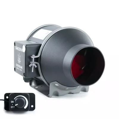 WENTYLATOR KANAŁOWY Z KABLEM - GOOD FAN, fi100mm, 350m3/h, 40W + POTENCJOMETR