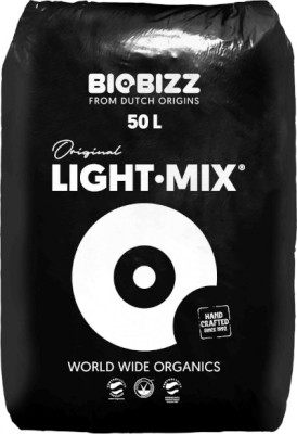 LIGHT-MIX 50L, ZIEMIA KWIATOWA, pH 6.2, EC 1,2.  BIOBIZZ, 1 paleta=65 worków lightmix