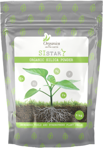 SI STAR SILICA POWDER 1KG, KRZEM W PROSZKU, POPRAWIA WCHŁANIANIE, WZMACNIA ŁODYGI, ZWIĘKSZA ODPORNOŚĆ, ORGANICS NUTRIENTS
