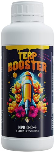 TERP BOOSTER 1L - ZWIĘKSZA PRODUKCJĘ TERPENÓW, OLEJU I ŻYWICY, POPRAWIA ZAPACH I ODPORNOŚĆ, NA WZROST I KWITNIENIE, NPK 0-0-4