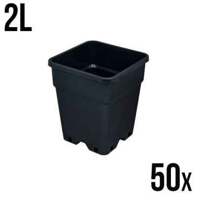 50x DONICZKA KWADRATOWA, PRODUKCYJNA 2L, 13x13xh17cm, VF KRAKOW