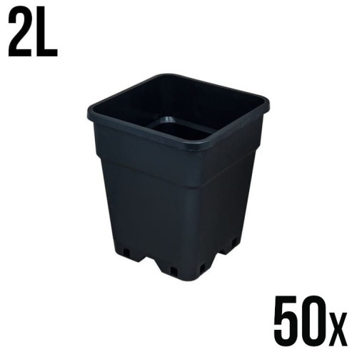 50x DONICZKA KWADRATOWA, PRODUKCYJNA 2L, 13x13xh17cm, VF KRAKOW