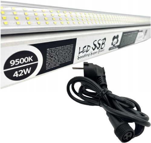 PLUG & PLAY - LAMPA LED SSB 9500K/42W + KABEL ZASILAJĄCY, PRZYSPIESZA UKORZENIANIE KLONÓW I SADZONEK, dł. 93 CM. VF KRAKOW, ukorzeniacz, do uprawy roślin