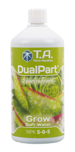 DUAL PART, FLORA DUO GROW SOFT, 1L, NAWÓZ NA WZROST DO WODY MIĘKKIEJ, TERRA AQUATICA - GHE