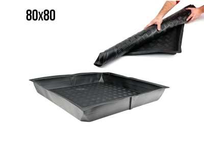 ELASTYCZNA TACA UPRAWOWA  - 80x80 x h10cm, VF KRAKÓW, flexible, do uprawy roślin, TACKA