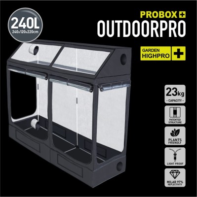!-240x120 xh220cm, PROBOX OUTDOOR PRO 240L, GROWBOX, SZAFA, NAMIOT DO UPRAWY ROŚLIN, GARDEN HIGHPRO