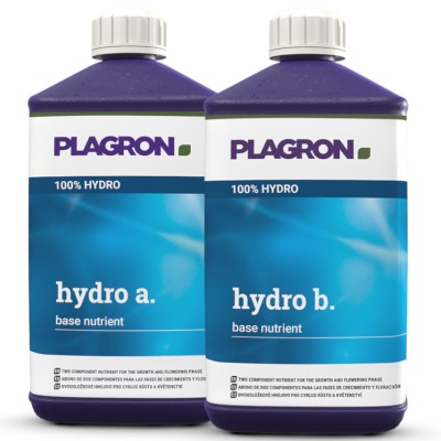 HYDRO A+B   2x1L, NAWÓZ DWUSKŁADNIKOWY DO HYDRO, PLAGRON