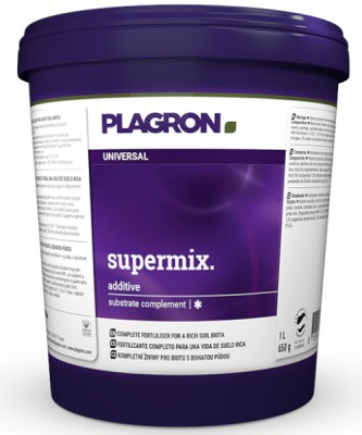 SUPER MIX 1L,  NATURALNY WZMACNIACZ GLEBY W PROSZU, NPK 1-2-0, PLAGRON, premix