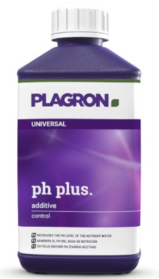 PH PLUS 25%, 0.5L, REGULATOR PODNOSZĄCY pH, PLAGRON 