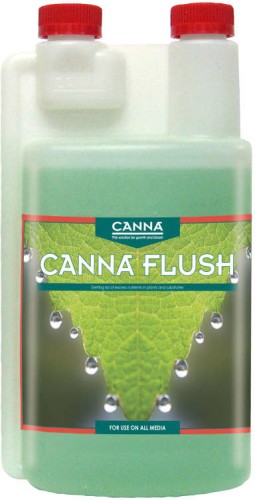 FLUSH, 1L, PREPARAT DO CZYSZCZENIA PODŁOŻA I ROŚLIN, CANNA
