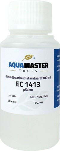 PŁYN / FLUID DO KALIBRACJI MIERNIKA EC / KONDUKTOMETRA - EC 1413, 100ML, AQUA MASTER TOOLS