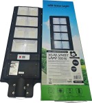ULICZNA LAMPA SOLARNA CLASSIC Z WBUDOWANYM PANELEM + PILOT,WYDAJNOŚĆ 3000W, CZUJNIK RUCHU + ZMIERZCHU, CSE Clean Solar Energy, VF.krakow