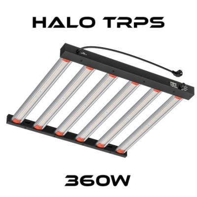 LAMPA LED 360W HALO TRPS z wbudowanym zasilaczem i regulacją mocy - 2,7µmol/J, oświetla 100x100cm, TERPENES PRODUCER, FULL SPECTRUM, DO UPRAWY ROŚLIN, lumatek, VF KRAKOW