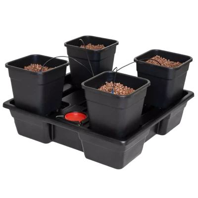  WILMA LARGE 18L, KOMPLETNY SYSTEM HYDROPONICZNY, 4xDONICA 18L, 75x75xh20cm / 50L