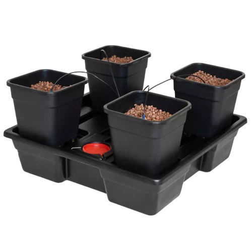  WILMA LARGE 18L, KOMPLETNY SYSTEM HYDROPONICZNY, 4xDONICA 18L, 75x75xh20cm / 50L