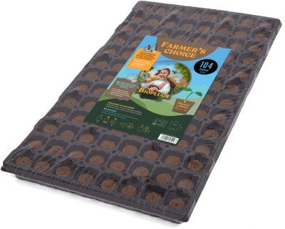 TACA + NASĄCZONE PODŁOŻE DO WYSIEWU - 104szt. 52x29cm (kostka fi34mm, h35mm) FARMER'S CHOICE, kostki, gąbki, eazy plug, root riot 