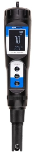 ELEKTRONICZNY MIERNIK pH, EC i TEMPERATURY - P110 PRO2 COMBO, 0.0~14.0 pH, 0.0~19.99 mS/cm, 0°C~50°C, 3w1, AQUA MASTER TOOLS