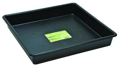 TACA UPRAWOWA GARLAND, CZARNA,  56x40xh5cm, TACKA
