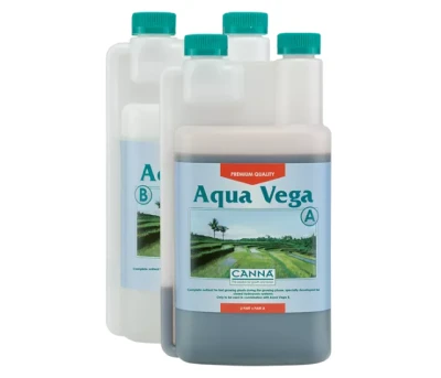 AQUA-VEGA A+B 2x0.5L/500ML, NAWÓZ DWUSKŁADNIKOWY NA WZROST DO HYDRO, CANNA
