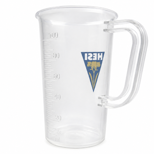 MIARKA PLASTIKOWA, poj. 100ml, SKALA 2ml, HESI