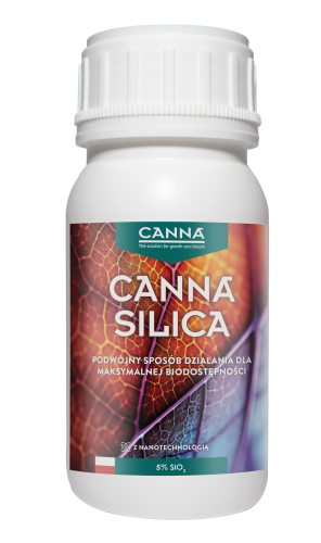 SILICA 0.25L/250ML,  KRZEM W PŁYNIE, WZMACNIA ŁODYGI, ZWIĘKSZA ODPORNOŚĆ, POPRAWIA WCHŁANIANIE, CANNA