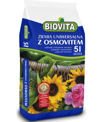 ZIEMIA UNIWERSALNA Z OSMOVITEM 5L, (pH 5,5-6,5) BIOVITA