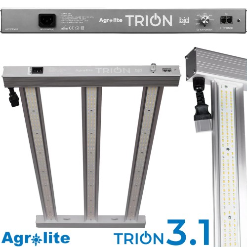 LAMPA LED 300W AGROLITE TRION 3,1µmol/J, OŚWIETLA 120x60cm / 100x100cm,  FULL SPECTRUM, DO UPRAWY ROŚLIN