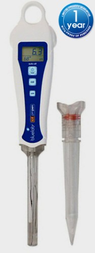 ELEKTRONICZNY, KIESZONKOWY MIERNIK pH DO GLEBY, BLUELAB, +/- 0,1pH, SKALA 0,00-14,00 pH, pH METR 
