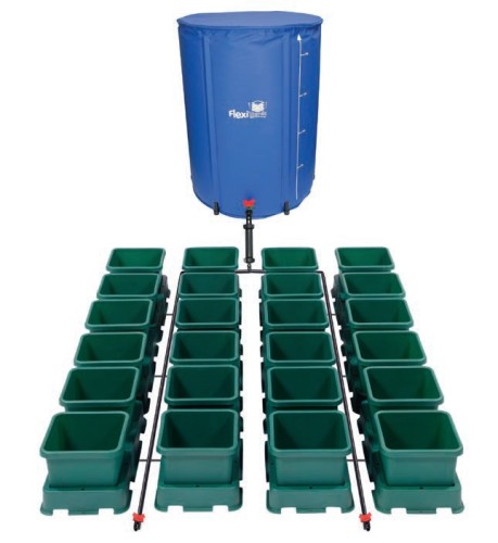 KOMPLETNY SYSTEM AUTOPOT (EASY2GROW), 24 DONICZKI 8,5L + ZBIORNIK FLEXITANK 225L + AKCESORIA
