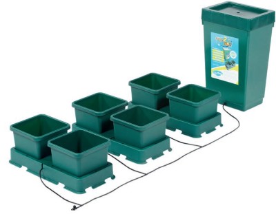 KOMPLETNY SYSTEM AUTOPOT (EASY2GROW), 6 DONICZEK 15L + ZBIORNIK 47L + AKCESORIA